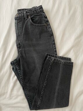 Levi's Black Washed Denim Jeans- Pre-Owned